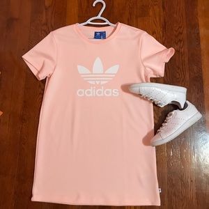 Pink Adidas T-Shirt Dress💞